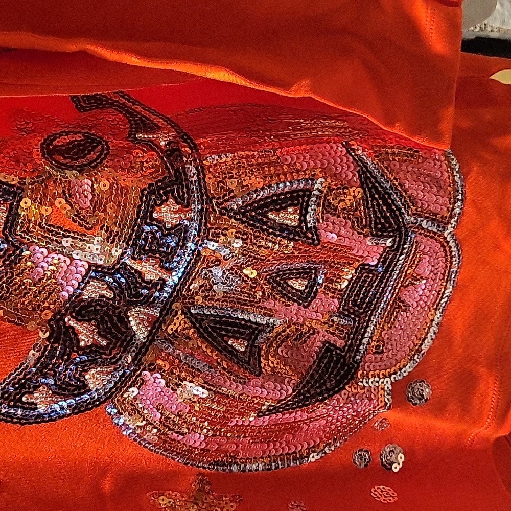 Quacker Factory 🎃 Halloween Top 3x Like new! - Picture 3 of 7